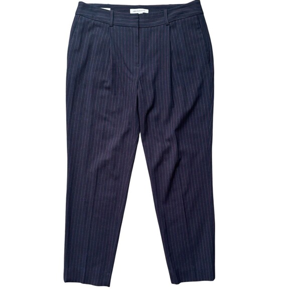 Liz Claiborne Navy Blue With Red Pin Stripes Pant Suit Set Business Size 6 - Picture 7 of 14
